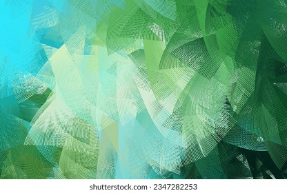 Light Blue, Green vector pattern with random forms. Modern abstract illustration with colorful random forms. Elegant design for wallpapers.