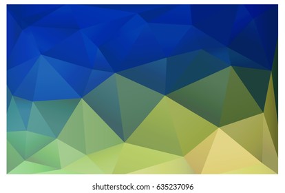 Light Blue, Green vector Pattern.  triangular template. Geometric sample. Repeating routine with triangle shapes. New texture for your design. Pattern can be used for background.