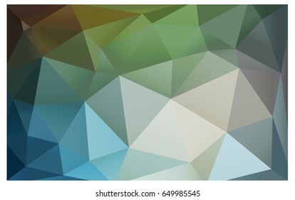 Light Blue, Green vector Pattern.  triangular template. Geometric sample. Repeating routine with triangle shapes. New texture for your design. Pattern can be used for background.
