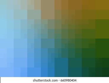 Light Blue, Green vector Pattern. New rectangular template. Geometric sample. Repeating routine with rectangle shapes.  texture for your design. Pattern can be used for background.