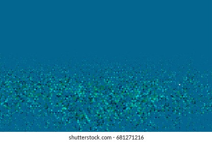 Light Blue, Green vector pattern. Hexagonal template. Geometric sample. Repeating hexagon shapes. Brand-New texture for your design. Pattern can be used for background