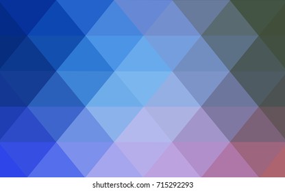 Light Blue, Green vector Pattern.  triangular template. Geometric sample. Repeating routine with triangle shapes. New texture for your design. Pattern can be used for background.