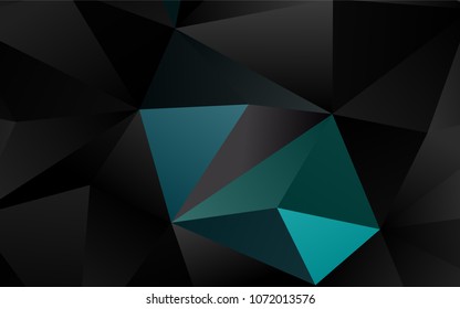 Light Blue, Green vector polygon abstract background. Colorful abstract illustration with gradient. The completely new template can be used for your brand book.