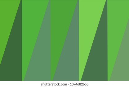 Light Blue, Green vector polygon abstract layout. Triangular geometric sample with gradient.  A new texture for your design.