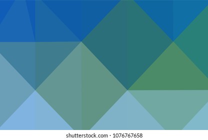 Light Blue, Green vector polygon abstract backdrop. Colorful illustration in abstract style with gradient. That new template can be used for your brand book.