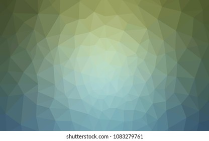 Light Blue, Green vector polygon abstract layout. Colorful illustration in polygonal style with gradient. A new texture for your web site.