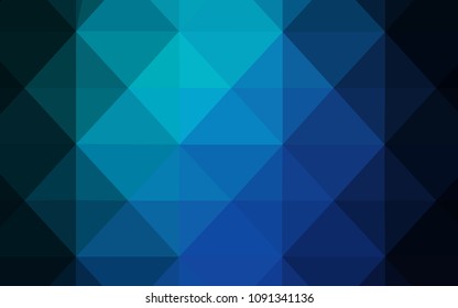 Light Blue, Green vector polygon abstract layout. A completely new color illustration in a polygonal style. Pattern for a brand book's backdrop.