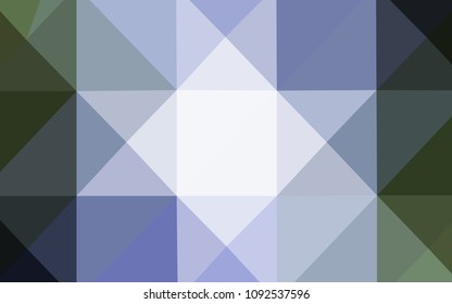 Light Blue, Green vector polygon abstract background. Elegant bright polygonal illustration with gradient. A new texture for your design.