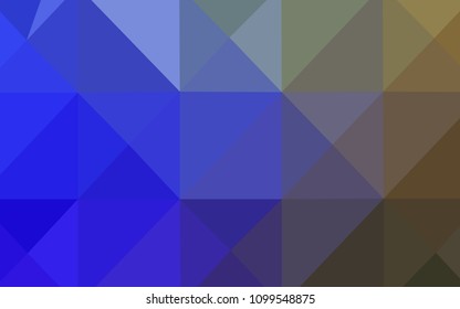 Light Blue, Green vector polygon abstract background. Polygonal abstract illustration with gradient. Brand-new style for your business design.