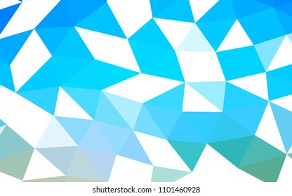 Light Blue, Green vector polygon abstract polygon abstract. A sample with polygonal shapes. The completely new template can be used for your brand book.