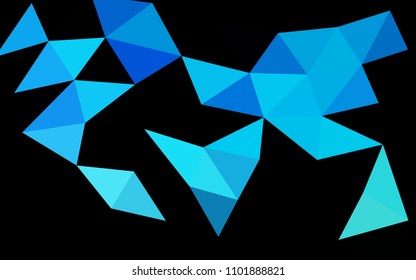 Light Blue, Green vector polygon abstract polygon abstract. Creative geometric illustration in Origami style with gradient. The polygonal design can be used for your web site.