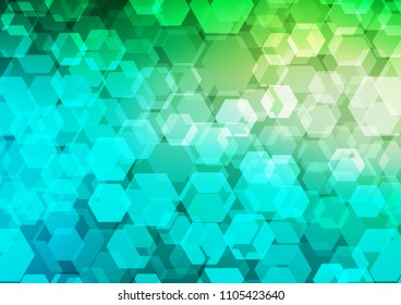 Light Blue, Green vector polygon abstract background. Colorful illustration in abstract style with gradient. The completely new template can be used for your brand book.