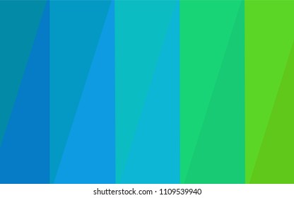 Light Blue, Green vector polygon abstract backdrop. Glitter abstract illustration with an elegant design. Textured pattern can be used for background.