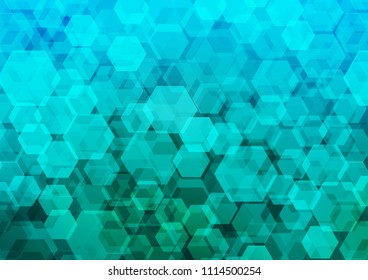 Light Blue, Green vector polygon abstract background. Shining colored illustration in a Brand new style. The polygonal design can be used for your web site.