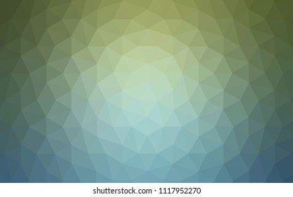 Light Blue, Green vector polygon abstract background. Polygonal abstract illustration with gradient. A new texture for your web site.