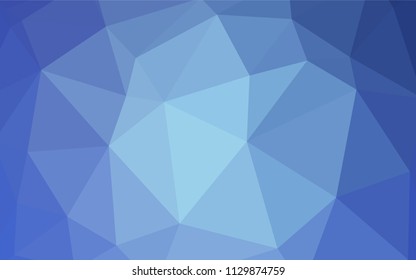 Light Blue, Green vector polygon abstract layout. Geometric illustration in Origami style with gradient.  Pattern for a brand book's backdrop.