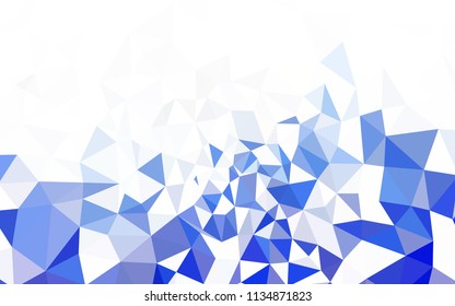 Light Blue, Green vector polygon abstract layout. Polygonal abstract illustration with gradient. Textured pattern for your backgrounds.