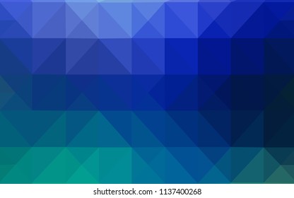 Light Blue, Green vector polygon abstract backdrop. Colorful abstract illustration with triangles. Textured pattern can be used as a background.
