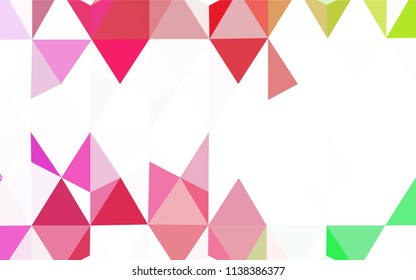 Light Blue, Green vector polygon abstract background. Glitter abstract illustration with an elegant triangles. Brand new design for your business.
