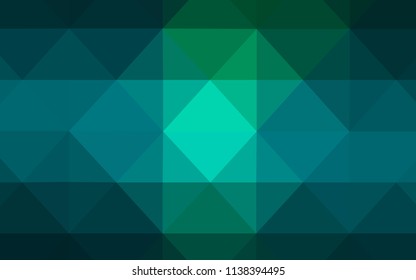 Light Blue, Green vector polygon abstract background. A sample with polygonal shapes. A new texture for your web site.