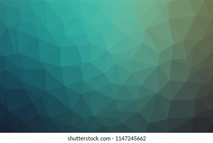 Light Blue, Green vector polygon abstract layout. Colorful illustration in abstract style with gradient. The completely new template can be used for your brand book.