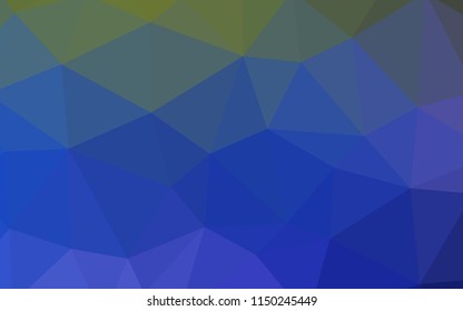 Light Blue, Green vector polygon abstract backdrop. Elegant bright polygonal illustration with gradient. Textured pattern for your backgrounds.