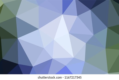 Light Blue, Green vector polygon abstract layout. Shining polygonal illustration, which consist of triangles. Textured pattern for your backgrounds.