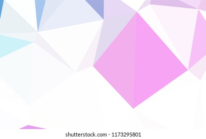 Light Blue, Green vector polygon abstract layout. Shining colorful illustration with triangles. A new texture for your web site.