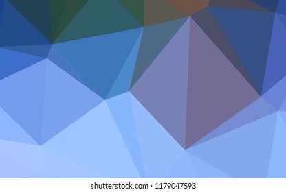 Light Blue, Green vector polygon abstract background. Modern geometrical abstract illustration with gradient. The template for cell phone's backgrounds.