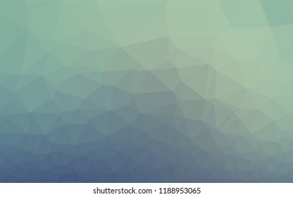 Light Blue, Green vector polygon abstract background. Colorful illustration in abstract style with gradient. The polygonal design can be used for your web site.