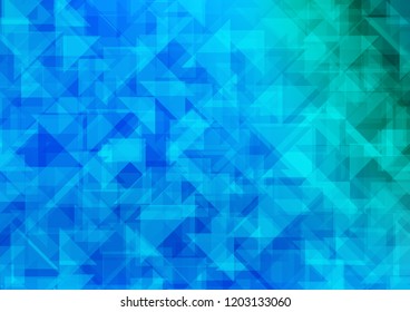 Light Blue, Green vector polygon abstract polygon abstract. Colorful illustration in abstract style with gradient. A completely new template for your business design.