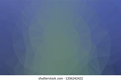 Light Blue, Green vector polygon abstract backdrop. Glitter abstract illustration with an elegant design. A completely new template for your business design.