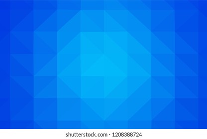 Light Blue, Green vector polygon abstract layout. Creative geometric illustration in Origami style with gradient. Template for cell phone's backgrounds.