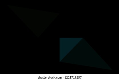 Light Blue, Green vector polygon abstract backdrop. Colorful illustration in abstract style with gradient. Brand new style for your business design.