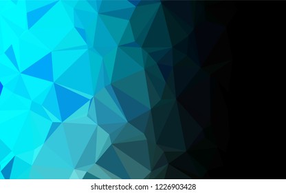 Light Blue, Green vector polygon abstract background. Colorful illustration in abstract style with gradient. The template can be used as a background for cell phones.