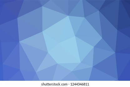 Light Blue, Green vector polygon abstract backdrop. Glitter abstract illustration with an elegant triangles. Brand new design for your business.