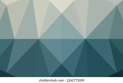 Light Blue, Green vector polygon abstract layout. Colorful abstract illustration with gradient. Brand new style for your business design.