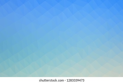 Light Blue, Green vector polygon abstract layout. Geometric illustration in Origami style with gradient. Elegant pattern for a brand book.