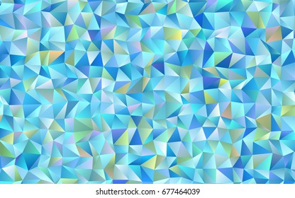 Light Blue, Green vector polygon abstract background. A vague abstract illustration with gradient. Brand-new design for your business.