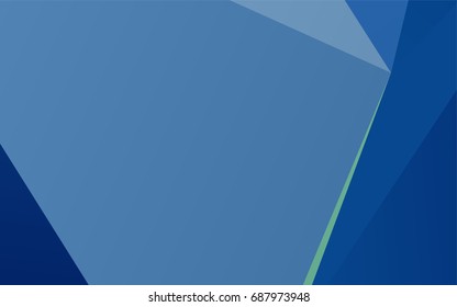 Light Blue, Green vector polygon abstract pattern. Colorful abstract illustration with gradient. A completely new design for your business.