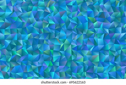 Light Blue, Green vector polygon abstract pattern. Brand-new colored illustration in blurry style with gradient. Triangular pattern for your business design.