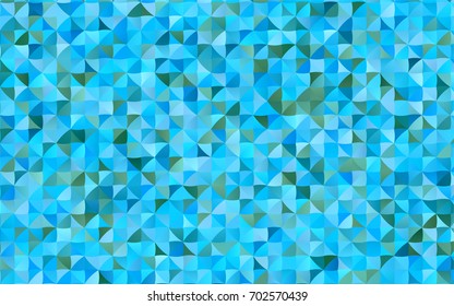 Light Blue, Green vector polygon abstract template. A sample with polygonal shapes. A new texture for your design.