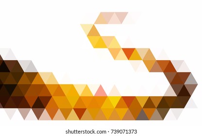 Light Blue, Green vector polygon abstract pattern. Triangular geometric sample with gradient.  The completely new template can be used for your brand book.