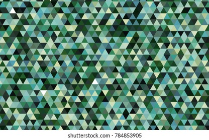 Light Blue, Green vector polygon abstract pattern. Brand-new colored illustration in blurry style with gradient. A new texture for your design.