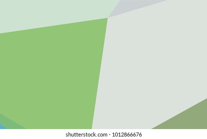 Light Blue, Green vector polygonal pattern. Brand-new colored illustration in blurry style with gradient. Brand-new style for your business design.
