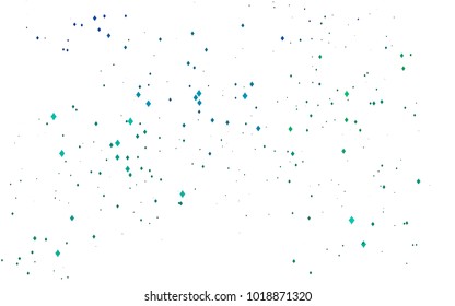 Light Blue, Green vector polygonal illustration consisting of rectangles. Rectangular design for your business. Creative geometric background in origami style with gradient.