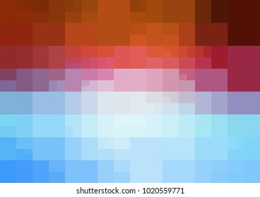 Light Blue, Green vector polygonal illustration, which consist of rectangles. Rectangular pattern for your business design. Geometric background in Origami style with gradient. 