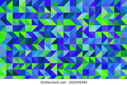 Light Blue, Green vector polygonal pattern. Modern geometrical abstract illustration with gradient. The template can be used as a background for cell phones.