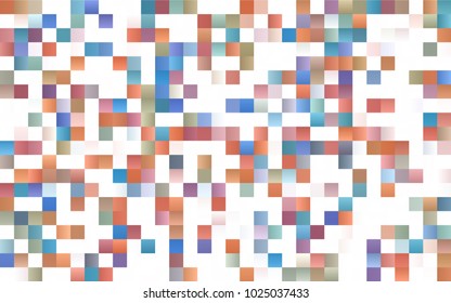 Light Blue, Green vector polygonal illustration consisting of rectangles. Rectangular design for your business. Creative geometric background in origami style with gradient.