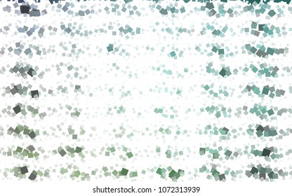 Light Blue, Green vector polygonal illustration consisting of rectangles. Rectangular design for your business. Creative geometric background in origami style with gradient.
